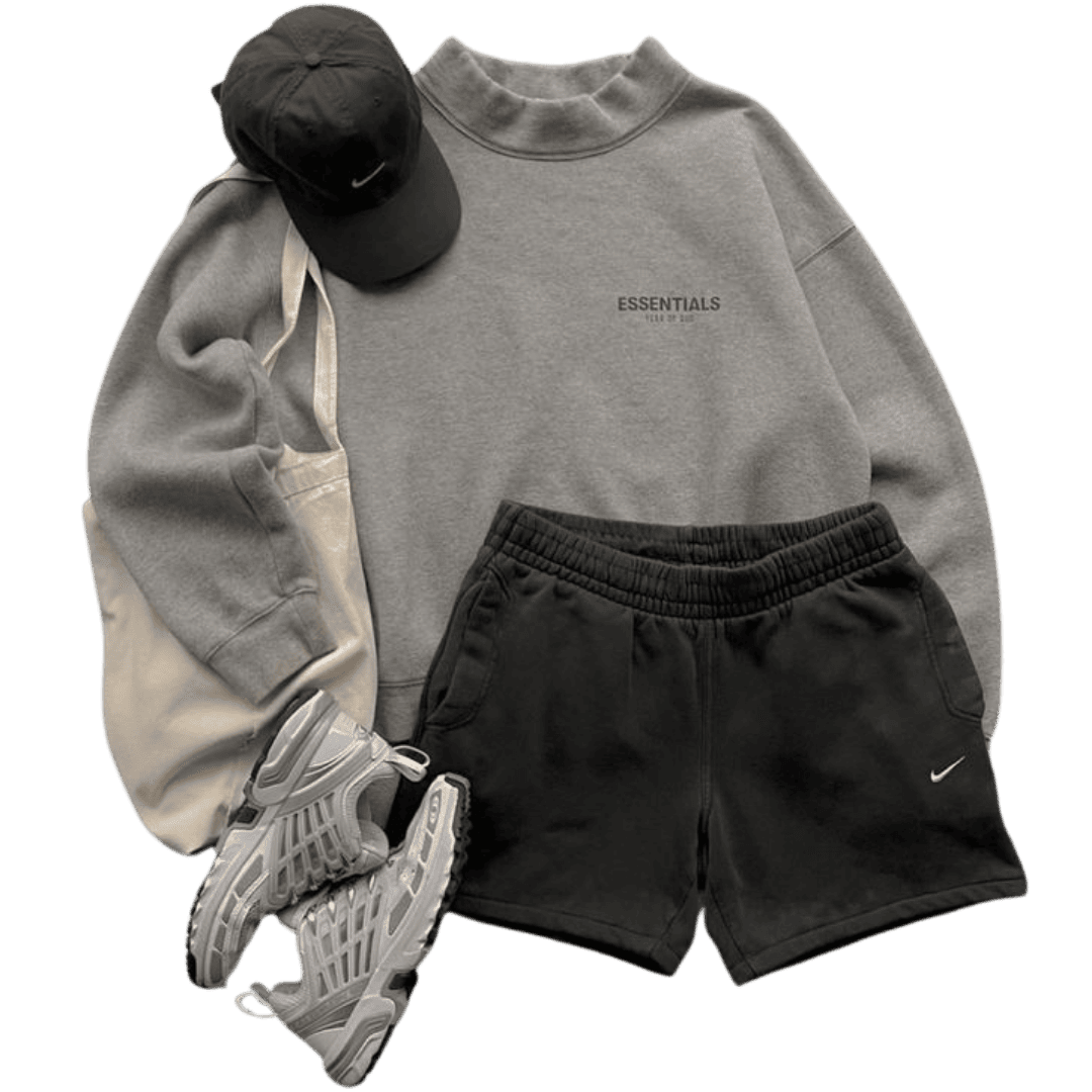 Casual athleisure arrival outfit