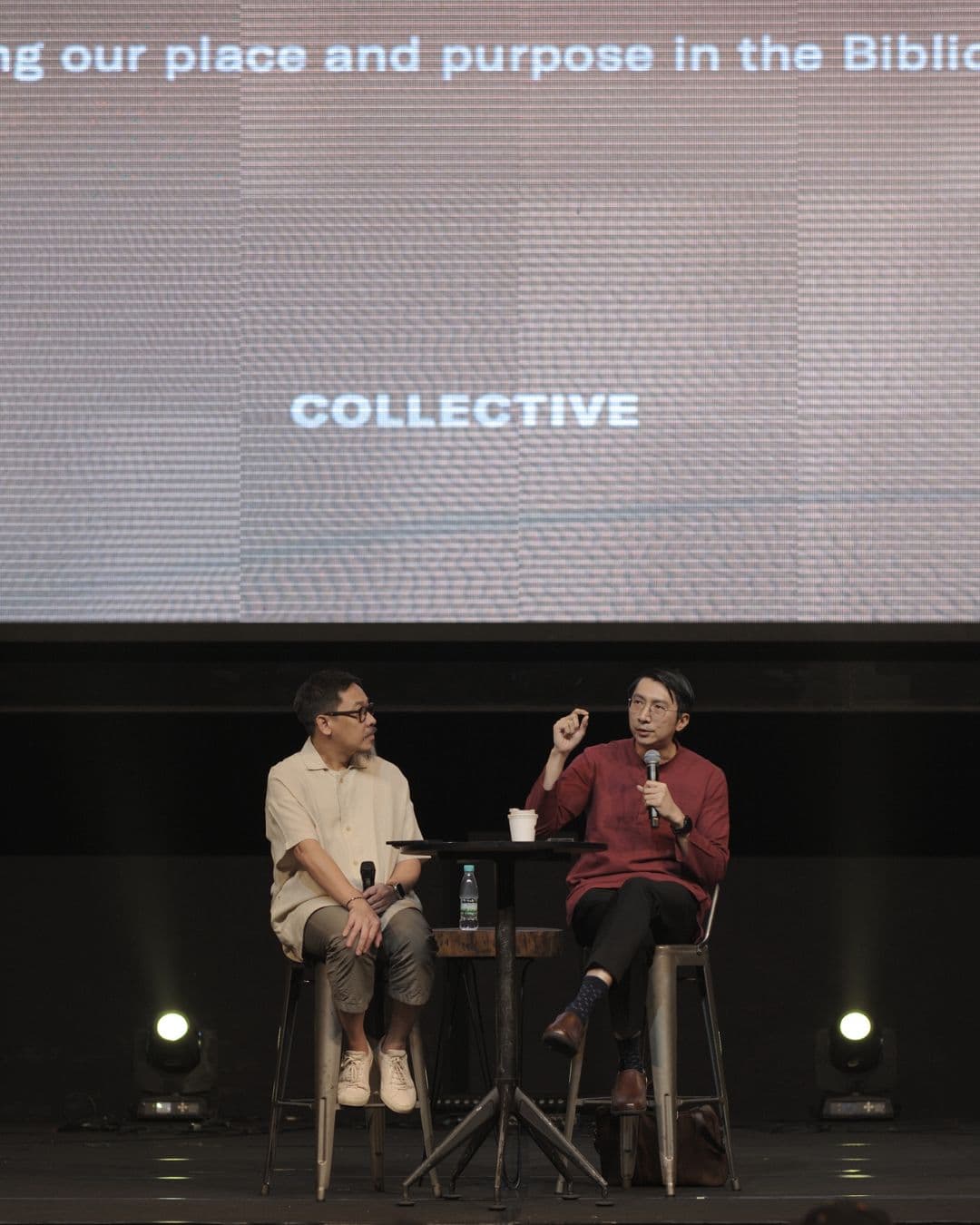 Panel discussion at Rhythm Live
